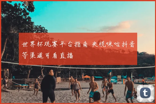 世界杯观赛平台指南 央视咪咕抖音等渠道可看直播